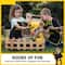 Red Toolbox Stanley Jr 4-Piece Garden Hand Tool Set With Gloves